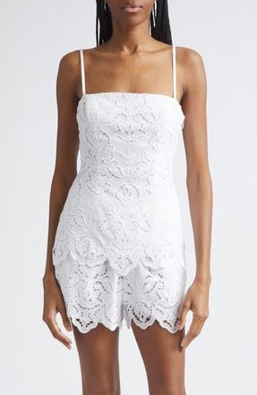Toccin Greer Eyelet Embroidery Camisole in Optic at Nordstrom, Size 4