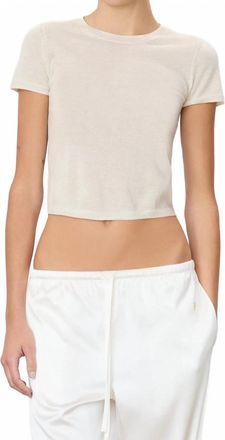 &Eacute;terne Van Crop Top In Bone