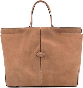 Tod's Medium Di Bag Folio Panelled Tote Bag