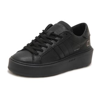 D.A.T.E. Sneakers, female, Black, Size: 8 US Hill Low Platform