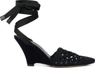 Jacquemus Pointed Toe Wedge Flats