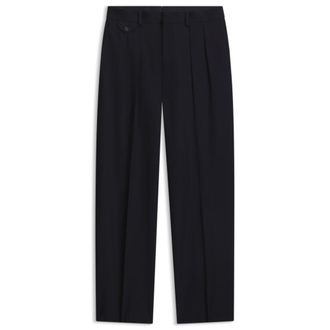 BOSS BY BECKHAM relaxed-fit pants in Italian wool