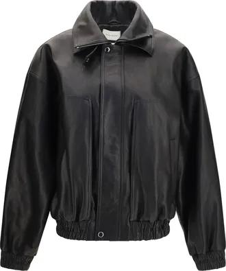 Magda Butrym Sheep Leather Jacket - Black