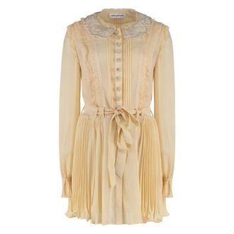 Self Portrait Mujer, Vestidos, Beige, Talla: XS