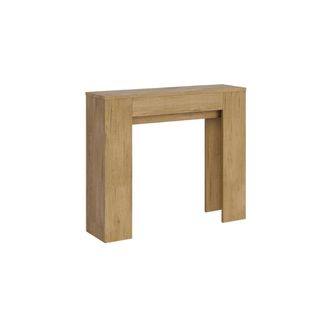 Itamoby Consolle 90x25 Cm Allungabile Fino A 181 Cm In Nobilitato Quercia Natura - Slick