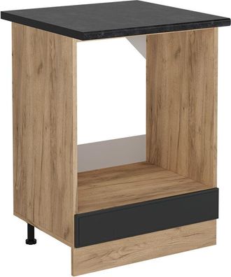 Vicco Armario Para Horno Empotrado R-line, Antracita Casa De Campo, 60 Cm, Et Antracita Vicco