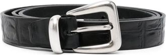 ERALDO Cintura in pelle - Nero