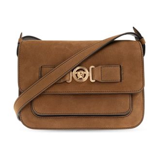 Versace Heren, Tassen, Bruin, Maat: ONE Size Katoen
