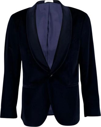 Boglioli Heren, Jassen, Blauw, Maat: L Katoen