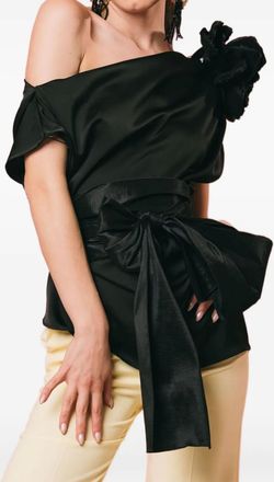 Giada Curti Top monospalla - Nero