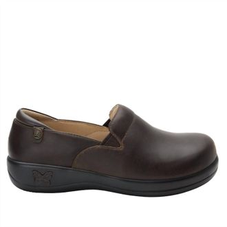 Alegria Womens Keli Slip-On Shoes In Oiled Brown