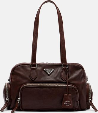Prada Large leather shoulder bag