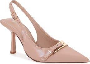 Berness Coraline Pointed Toe Slingback Pump in Beige at Nordstrom Rack, Size 7.5