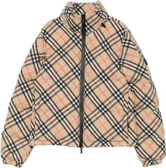 Burberry Check Puffer Jacket