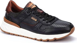 Pikolinos Mens Aranda Lace Up Trainer Shoes In Black