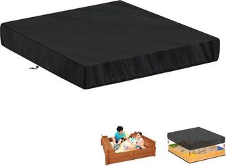 OEM Funda Para Arenero De 200x200x20cm, Lona Impermeable Para Arenero Con Cord&oacute;n Ajustable, Tela Oxford 420d, Funda Para Piscina