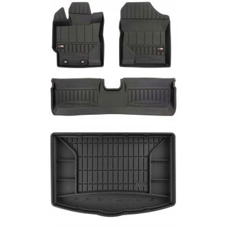 OEM Set Alfombrillas De Goma 3d Toyota Yaris 3 Hb 2011-2020 5 Puertas