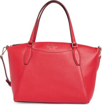 Kate Spade New York monica satchel in Cherry Rouge at Nordstrom Rack
