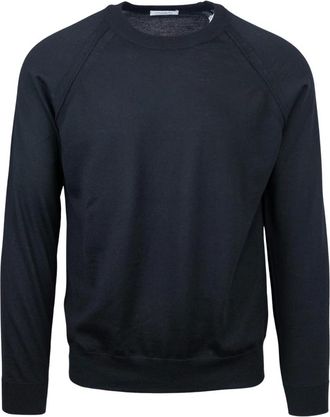 Paolo Pecora Maglia Girocollo - - Knitwear - Uomo - Nero - M