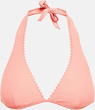 Heidi Klein Rosa Polyantha halterneck bikini top