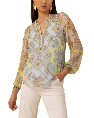 Hale Bob Silk Renata Blouse