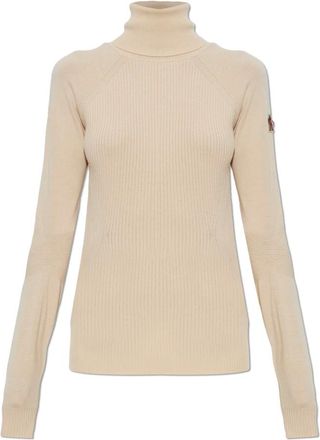 Moncler Dolcevita Apres-Ski Grenoble - - Knitwear - Donna - Beige - S