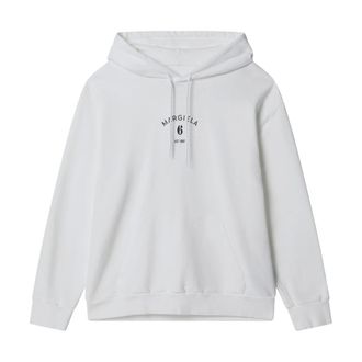 Maison Margiela Mannequin Print Hooded Sweatshirt - male - MM6 Maison Margiela - Hoodies - White - S - Sweatshirts & Hoodies