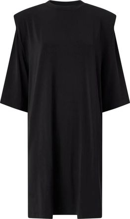 Pinko Allie Jurk - Dames - Korte kleedjes - Zwart - M - Nylon - Kleedjes