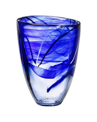 Kosta Boda 7.75in Contrast Vase