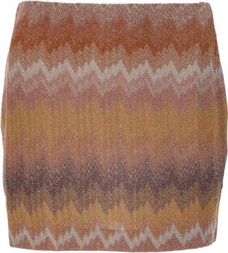 Missoni Multicolor Chevron Mini Skirt
