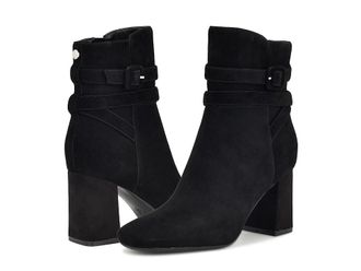 Nine West Quena 9X9 Womens Boots Black Suede : 7 M