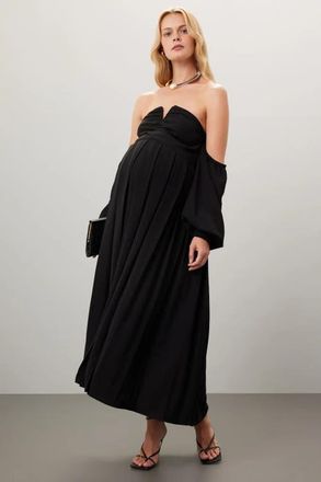 Emilia George Sabrina Gown in Black at Nordstrom, Size X-Small