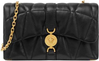 Versace Kleio Cross Body Bag - Womens - Lambskin/Cotton