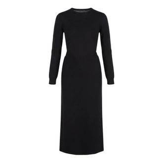 Liviana Conti Abito Marida - Dames - Kleedjes - Zwart - L - Wol - Kleedjes