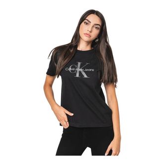 Calvin Klein Mujer, Camisetas, Negro, Talla: M
