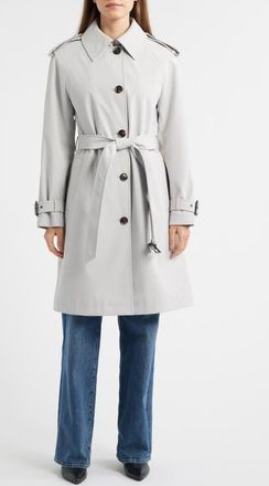 BCBGeneration Belted Trench Coat in Stone at Nordstrom, Size X-Small