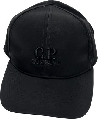 C.P. Company C.p. Company, Accessoires, Heren, Zwart, L, Polyester, Chrome-R Goggle Cap
