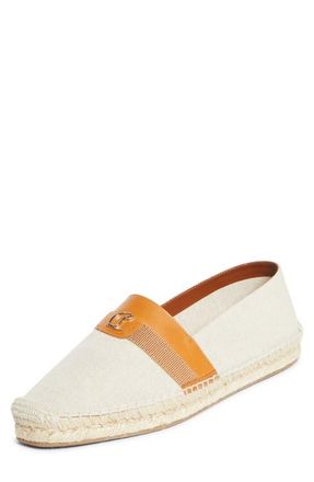 Christian Louboutin Alfarica Toile Linen Espadrille in Version Natural at Nordstrom, Size 13Us