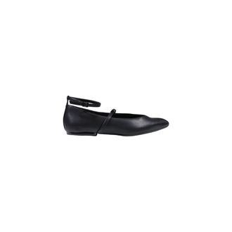 A|X Armani Exchange Zwarte Polyester Platform Hakken