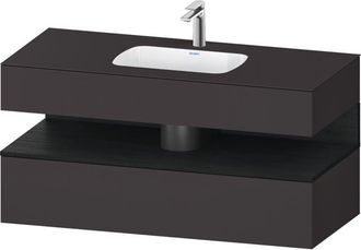 Duravit Qatego Lavabo Encastrado Con Base De Lavabo Consola, - Duravit