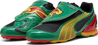 Puma x Ahluwalia V-S1 Soccer Sneaker in Archive Green/Yellow Sizzle at Nordstrom, Size 14.5 Womens