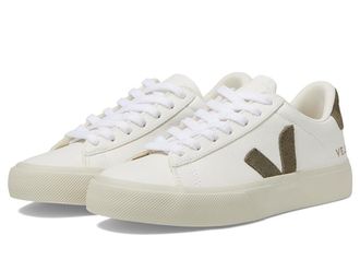 Veja Campo Womens Shoes Chrome Free/Extra White/Khaki : EU 42.5 (US Womens 11.5) M, Leather