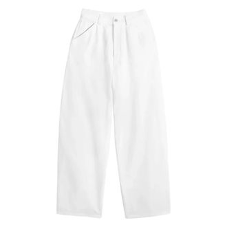 Christophe Lemaire Wide Trousers, female, White, Size: S Large Pants
