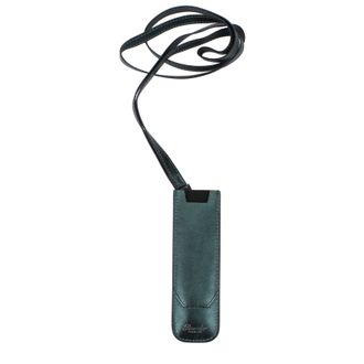 Pineider Geschenkideen Stifthalter Herren Gr&uuml;nes Leder