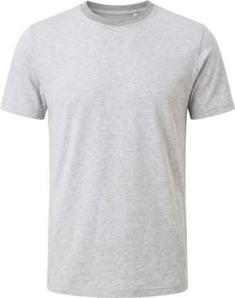 PESERICO T-shirt met ronde hals - Heren - T-shirts - Grijs - XL - Katoen - Tops