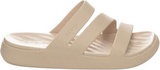 Crocs Schoenen, Dames, Beige, 41 EU, Getaway Strappy Sandaal