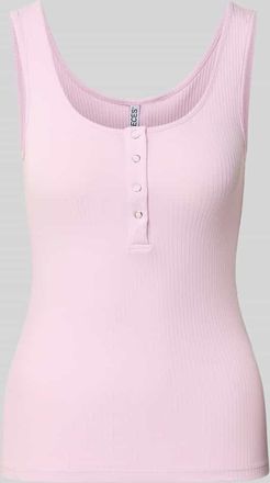 Pieces Slim Fit Tank Top aus Bio-Baumwoll-Mix Modell KITTE in Altrosa, Gr&ouml;&szlig;e XL