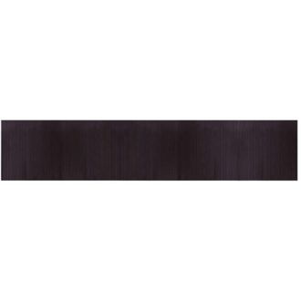 vidaXL Rug Rectangular Dark Brown 100x500 cm Bamboo vidaXL