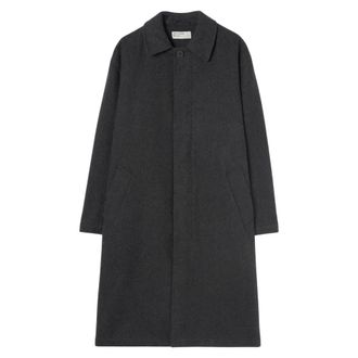 Universal Works Jassen, Heren, Grijs, L, Wol, Mowbray Mac Coat