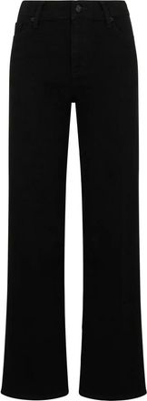 Frame Denim Wide Jeans, female, Black, Size: W24 Le Slim Palazzo Jeans